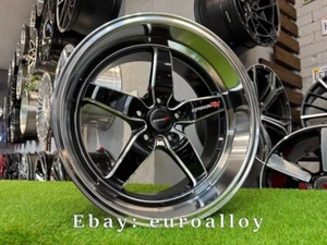 4x18 Inch 5x114.3 9.5J Lenso Project D1SF Style: Para Lexus Toyota Honda Jdm - Imagen 1 de 15