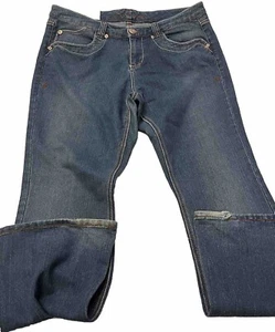HOUSE OF DEREON Jeans Size 18 Boot Cut Low Rise Blue - Picture 1 of 2