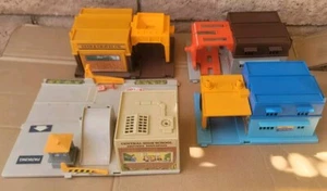 Vintage 1982 Hot Wheels Builder Set 2 Car Wash, Auto Body SHOP - Picture 1 of 11