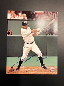 Derek Bell Autographed 8x10 Photo Houston Astros Baseball - Picture 1 of 1