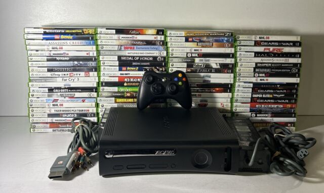 RGH MOD Xbox 360 Console 15+ Games with controller plus Power Supply 