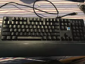 Blackweb Gaming Mechanical Keyboard-BWA18HO004- Tested Works- Missing One Key - Picture 1 of 2