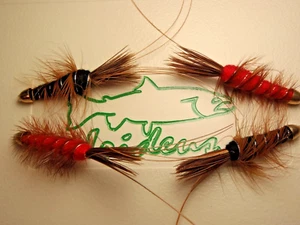 Irideus Green Butt Skunk Classic Streamers fly Fishing Flies River  tube flies - Picture 1 of 4