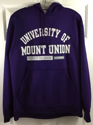 Under Armour Mount Union University Purple Raiders Hoodie Mens Medium Sweatshirt - Image 1 of 4
