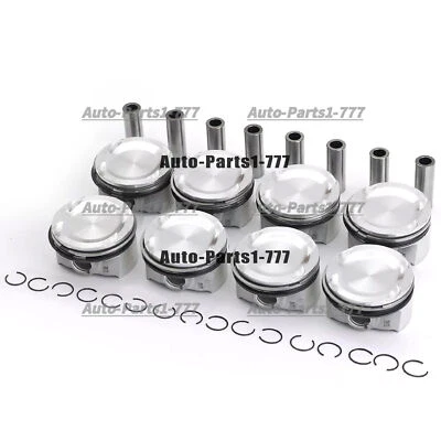 STD 8pcs Pistons & Rings Kit Mahle Φ89mm For BMW X5 X6 M E70 E71 S63B44A V8 4.4T - Image 1 of 4