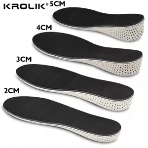 Memory Foam EVA Height Increase Templates Insole 2-5Cm Breathable Ultra Light El - Picture 1 of 6