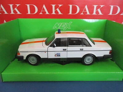 Die cast 1/24 Modellino Auto Polizia Polizia Volvo 240 GL Belgio 1986 by Welly - Immagine 1 di 4