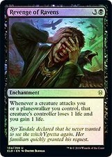 Revenge of Ravens FOIL Throne of Eldraine NM Black Uncommon MAGIC CARD ABUGames