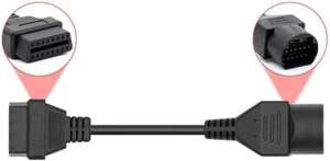 17 Pin to 16 Pin OBD2 Scanner Diagnostic Connector Adapter Cable for Mazda - Picture 1 of 20