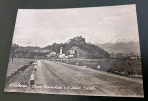 AK Biella Castellengo Pfarrkirche und das alte Schloss FG 60er Jahre - Bild 1 von 2