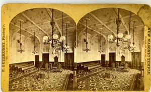 SV027_129 Stereoview PA Interior of the New Masonic Temple - Picture 1 of 1