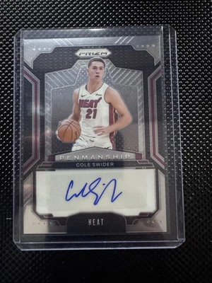 2024-25 Panini Prizm #PNM-CSH Cole Swider Penmanship - Image 1 of 2