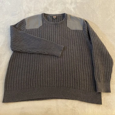 Suéter tejido cortador de niebla Patagonia para hombre XXXL 3XL gris acanalado almohadillas de comando cáñamo Foto 1 de 4