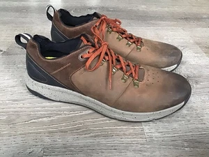 Florsheim Treadlite Plain Toe Mens 13 W Brown Leather Lifestyle Sneakers Shoes - Picture 1 of 14