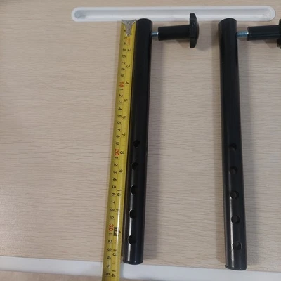 Set of 2 Aero Pilates Reformer Pulley Riser Rods Bars Risers with Locking Knobs - Image 1 of 3