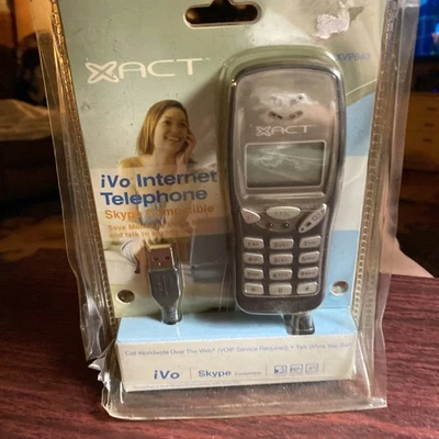 VOIP Internet Skype Compatible Phone Telephone XVP640 XACT IVO USB - Image 1 of 4