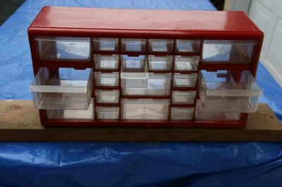 Stack-On 22 Drawer Storage Cabinet Organizer 14 Small 8 Large Made In USA - Image 1 of 4