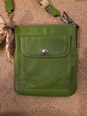 Bandolera Coach Bolso Mensajero/Cartera + Corbata de Seda - ¡NUEVA! Foto 1 de 4