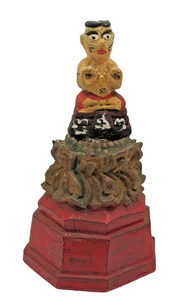 Tanga Kuman LP Tae 2524 BE Raro Niño Sagrado Espíritu Estatua Protección Riqueza - Imagen 1 de 8