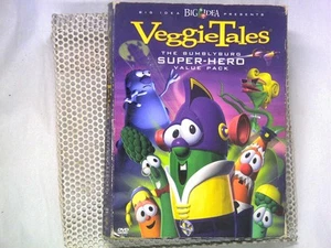 Veggie Tales: The Bumblyburg Super-Hero Value Pack (DVD)(4-Disc Set) - bonus - Picture 1 of 5