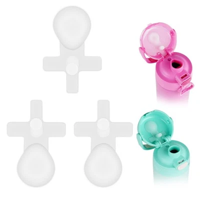 GOCOLA Replacement Leak Stoppers for Thermos Funtainer 16 Oz Bottles, White, 3-Pack