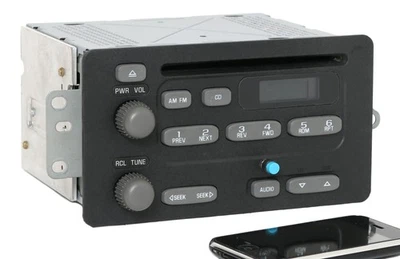 2003-2005 Pontiac Grand Am Sunfire AM FM Radio CD w Bluetooth Music PN 10315120 - Image 1 of 4