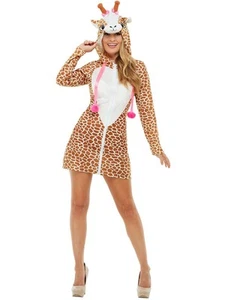 Women's Cute African Safari Animal Giraffe Dress Costume X-X-Small 2-4 - Picture 1 of 1