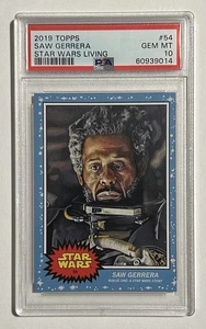 Topps 2019 Star Wars Living Set Card #54 Saw Gerrera Rogue One PSA 10 PR 967 - Bild 1 von 2