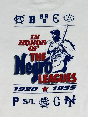 Camisa grande de béisbol de ligas negras para hombre logotipo de equipos jugadores afroamericanos RARA Foto 1 de 4