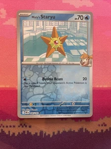 Pokemon Card Misty's Staryu Destined Rivals Reverse Holo 046/182 Near Mint  - Picture 1 of 2