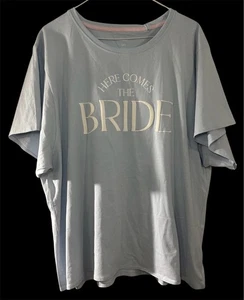 Miss to Mrs NWT Women’s 3XL Here Comes The Bride Shirt Wedding Bachelorette - Picture 1 of 14