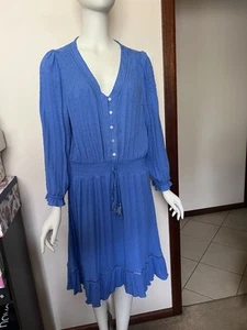 Rockmans Ladies 3/4 Lace Dress Size 16 - Paisley Summer - Picture 1 of 3