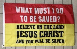 God Prayer Bible Flag FREE SHIP USA Jesus Savior Freedom Christ Faith Sign 3x5’ - Picture 1 of 1