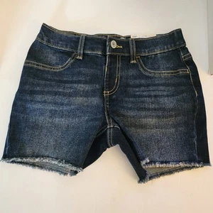 Girl's SO mid Rise Pull On Denim Shorts Superstretch Size 10 NWT - Picture 1 of 5