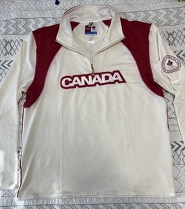 Team Canada Thermal Pullover Shirt Official Canadian Olympic 2006 Size L - Picture 1 of 6