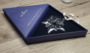 2019 SWAROVSKI CRYSTAL STAR SNOWFLAKE ANNUAL CHRISTMAS ORNAMENT With Box - Picture 1 of 4