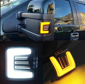 LED Side Mirror Marker Light Blinke For 08-16 Ford Super Duty F250 F350 F450F550 - Picture 1 of 10