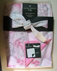 Girls Laura Ashley 2 Pc Pink Floral Reversible Baby Blanket & Headband