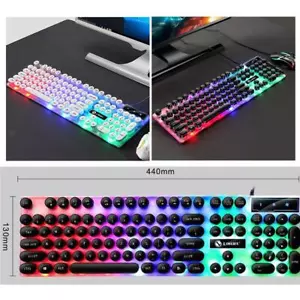 LIMEIDE GTX300 Wired Gaming Mechanical Keyboard LED RGB - Picture 1 of 42