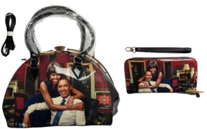 President Obama & First Lady Michelle -Tote Bag + Wallet - Gift Set - Bild 1 von 6