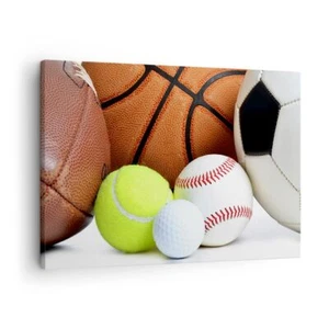 Wandbilder 70x50cm Leinwandbild Fußball Ball Sport Golf Klein Bilder Wanddeko - Bild 1 von 10