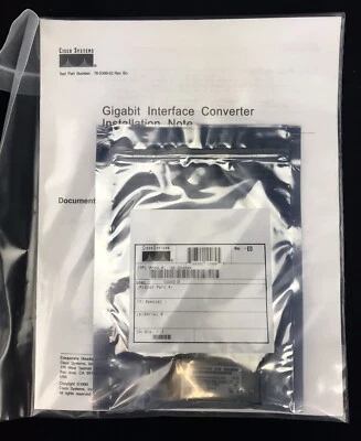 NEW SEALED GENUINE CISCO WS-G5484 1000 Base-SX LAN Interface - Image 1 of 4