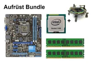 Bundle ASUS P8H61-M LE Rev 3.0 + Intel Core i3 i5 i7 CPU + 4GB - 16GB RAM wählba - Photo 1/12