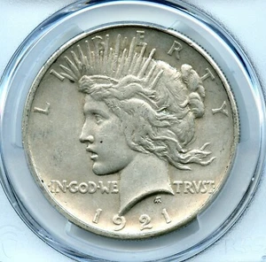 1921 Peace Dollar, PCGS AU50, Key Date!**** - Picture 1 of 3