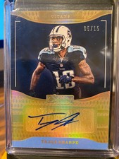 2016 Donruss Signature Series Holo Gold #246 Tajae Sharpe 5/15....FREE SHIPPING