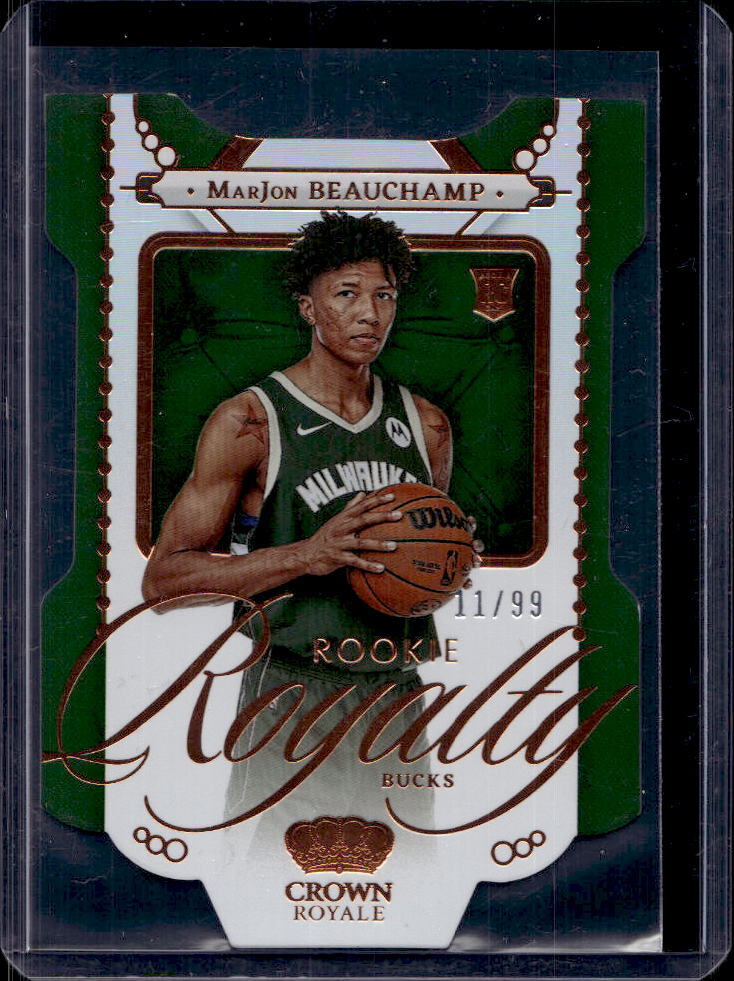 2022-23 Crown Royale MarJon Beauchamp Rookie Royalty RC #11/99 Bucks