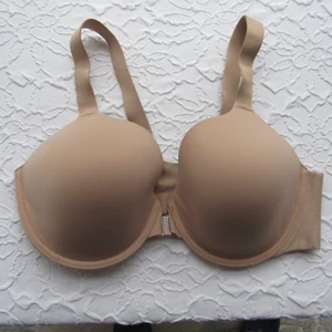 SPANX Full front closure Bra 40D New Nude Beige Fleshtone Pad wire - Picture 1 of 11