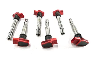 2005-2017 AUDI A4 S4 A5 S5 A6 S6 A7 A8 Q5 SQ5 Q7 R8 S8 - IGNITION COIL SET - Picture 1 of 4