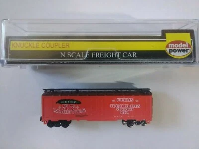 Model Power N Scale "Heinz 57 Varieties" 40' Steel Reefer #83721 ~ TS - Image 1 of 4