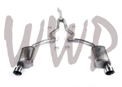 Sistema de escape CatBack de acero inoxidable de 2,5" 15-22 Ford Mustang EcoBoost y convertible Foto 1 de 3